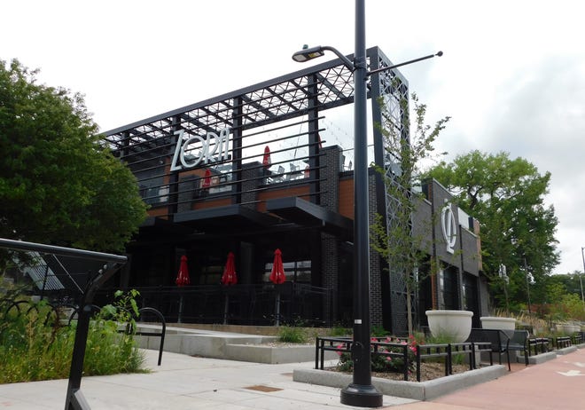 The shuttered Zora Bar and Rooftop on Ingersoll Avenue in Des Moines.
