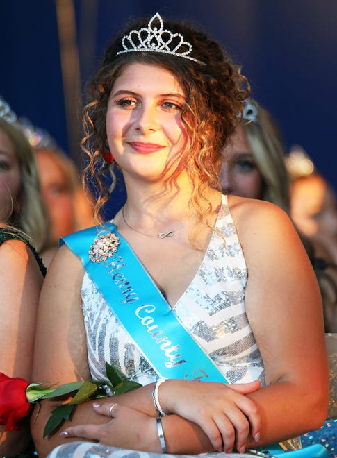 Kalayna Durr of Henry County will soon win the 57th annual Iowa State Fair Queen contest on the Anne and Bill Riley Stage at the Iowa State Fair on Saturday, August 12, 2023, in Des Moines.