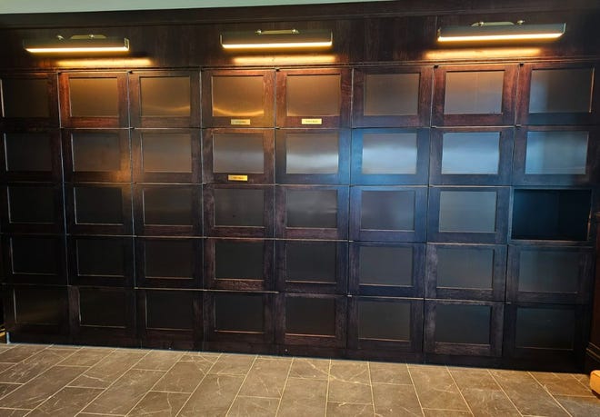 Ruth's Chris Steak House in West Des Moines has 85 wine lockers available for $500 a year. The 15,000-square-foot restaurant opens on Aug. 14, 2023.
