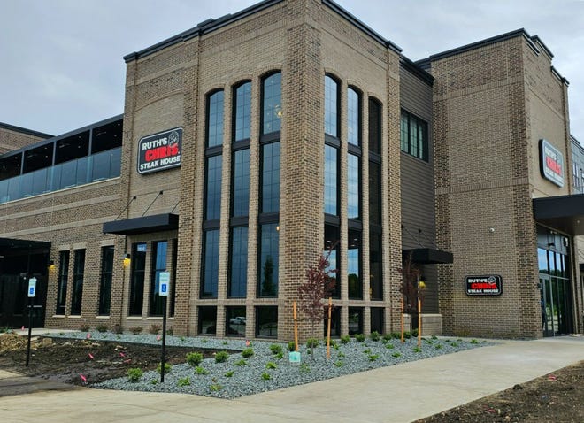 Ruth's Chris Steak House sits on the southwest corner of Ashworth Road and Jordan Creek Parkway in West Des Moines. The 15,000-square-foot restaurant opens on Aug. 14, 2023.